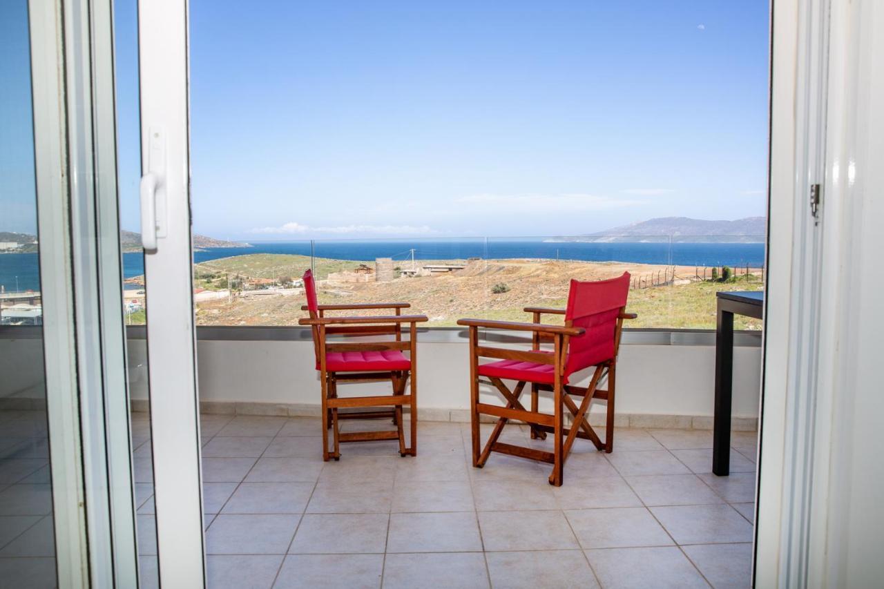 Komfort City Apartment "Elias" Mit Meerblick In Lavrio المظهر الخارجي الصورة