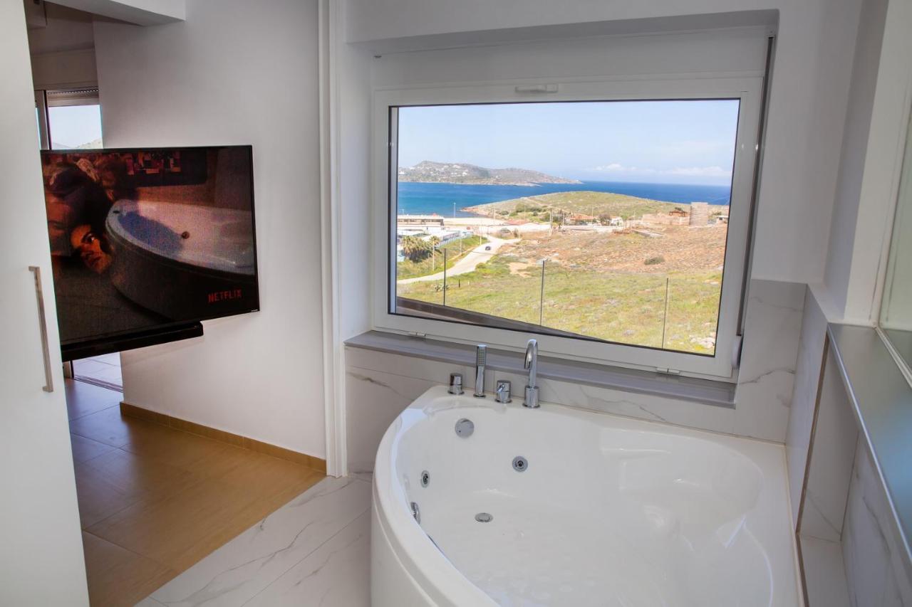 Komfort City Apartment "Elias" Mit Meerblick In Lavrio المظهر الخارجي الصورة