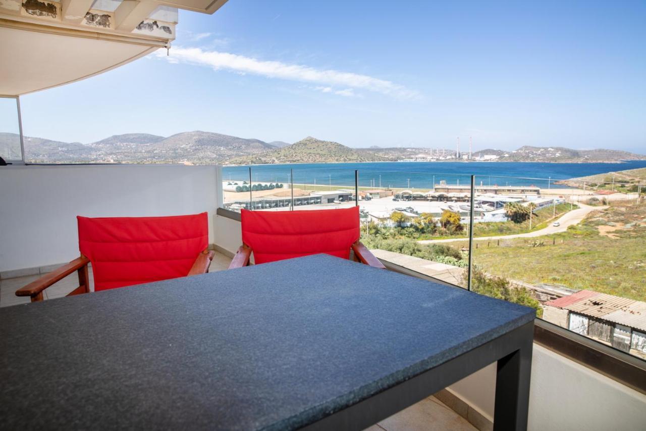 Komfort City Apartment "Elias" Mit Meerblick In Lavrio المظهر الخارجي الصورة