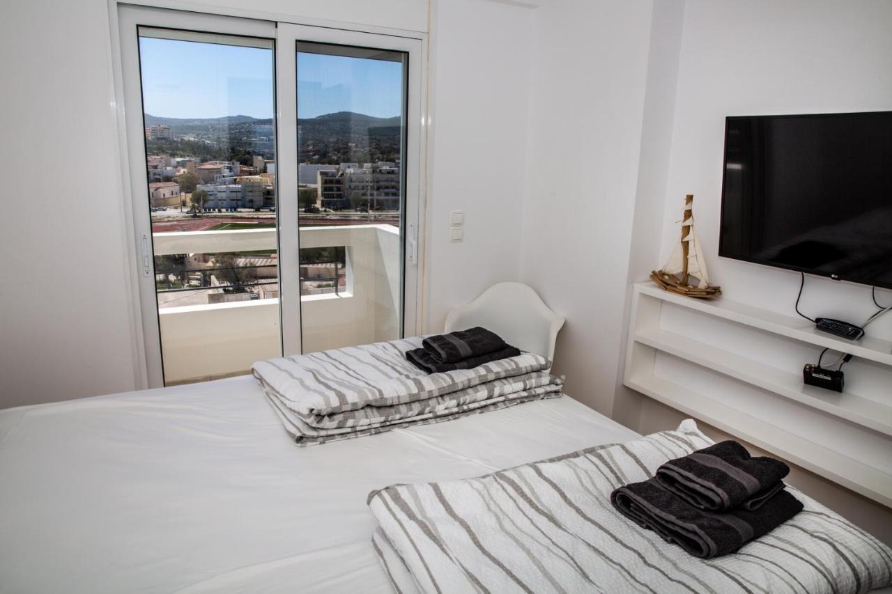 Komfort City Apartment "Elias" Mit Meerblick In Lavrio المظهر الخارجي الصورة